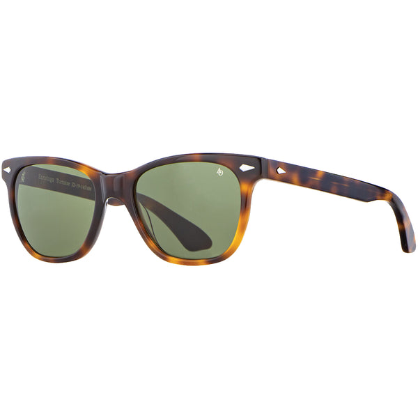 American Optical Eyewear Saratoga Sunglasses | Tortoise/Green Nylon