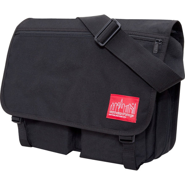 Manhattan Portage Large Europa Messenger Bag with Zipper | 1440Z BLK / 1440Z CAM / 1440Z GRN / 1440Z GRY / 1440Z MUS / 1440Z NVY / 1440Z OLV