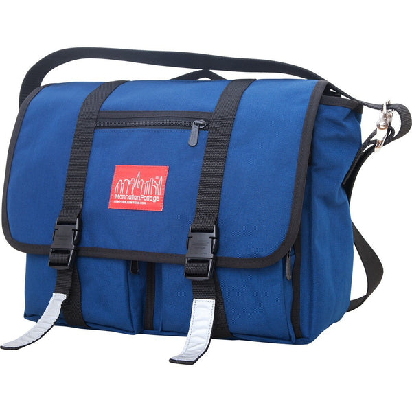 Manhattan Portage Medium Trotter Messenger Bag | Dark Brown 1455 DBR / Navy 1455 NVY / Red 1455 RED