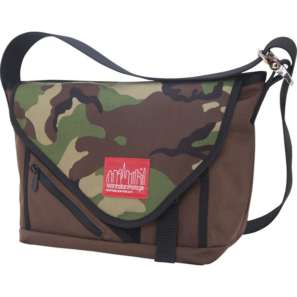 Manhattan Portage Small Flatiron Messenger Bag | 1655 DBR/CAM/BLK | 1655 GRY/BLK/SIL | 1655 GRY/GRY/BLK | 1655 NVY/NVY/BLK | 1655 PRP/BLK/SIL | 1655 RED/BLK/SIL | 1655 RED/RED/BLK