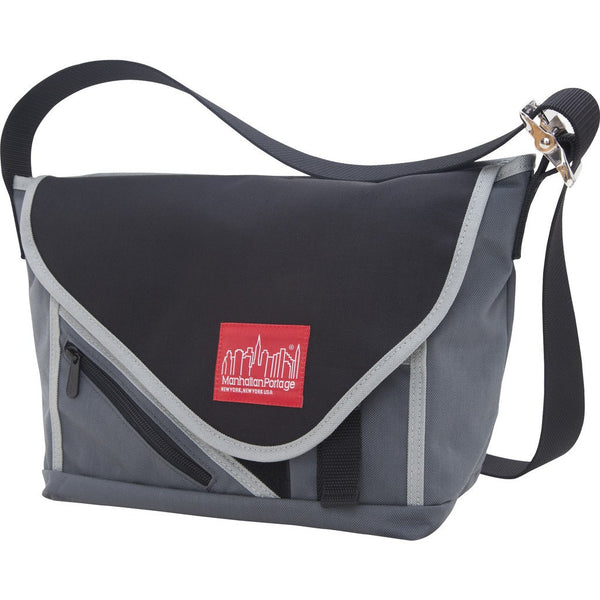 Manhattan Portage Small Flatiron Messenger Bag | 1655 DBR/CAM/BLK | 1655 GRY/BLK/SIL | 1655 GRY/GRY/BLK | 1655 NVY/NVY/BLK | 1655 PRP/BLK/SIL | 1655 RED/BLK/SIL | 1655 RED/RED/BLK