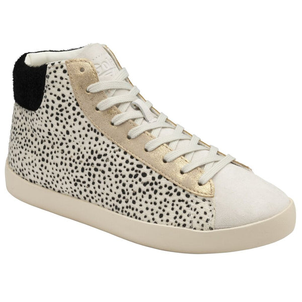 Gola Women's Nova High Oasis Sneakers | Off White/Cheetah