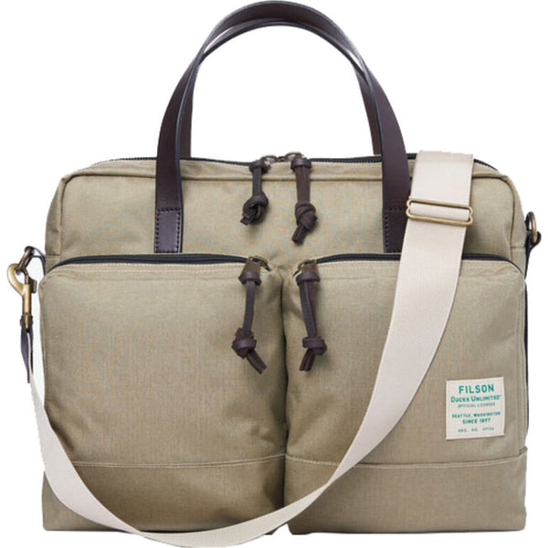 Filson Dryden Briefcase Ducks Unlimited | Dry Grass