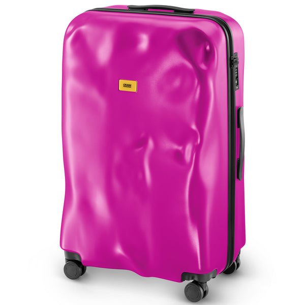 Crash Baggage Icon Trolley Suitcase - Fucsia