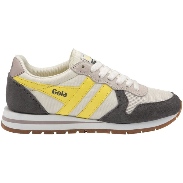 Gola Women's Daytona Trainers Sneakers | Off White/Ash/Limelight