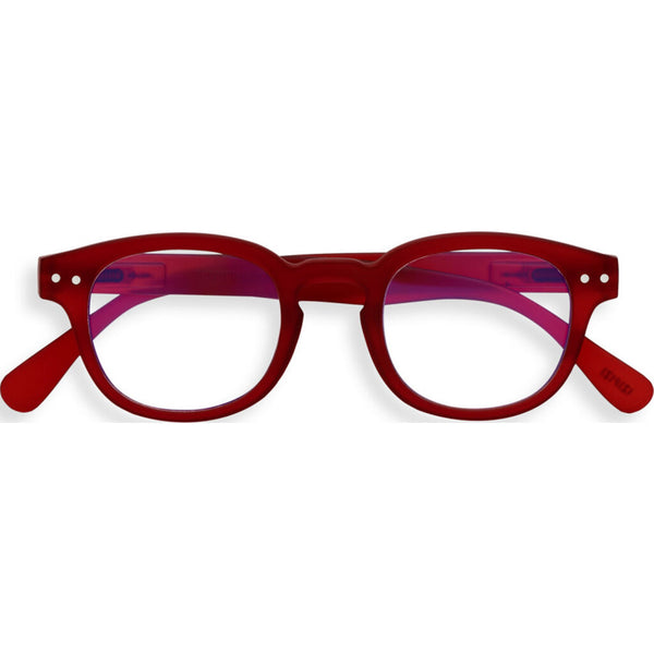 Izipizi Junior Screen Glasses C-Frame | Red Crystal