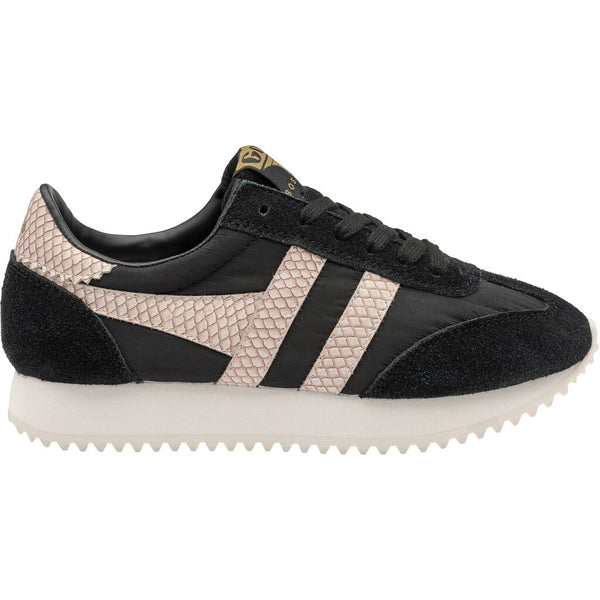 Gola Women's Boston 78 Snake Trainers Sneakers | Black/Pink