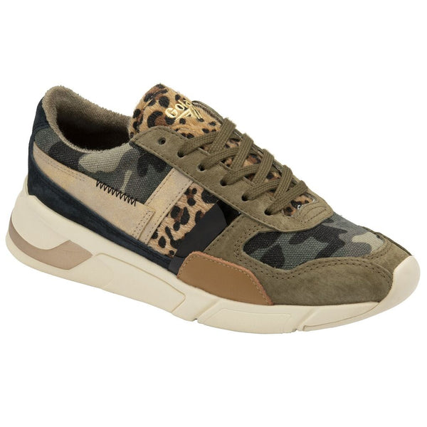 Gola Women's Eclipse Mode Trainers Sneakers | Camo/Leopard/Multi