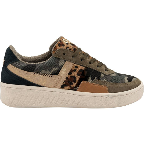 Gola Women's Grandslam Mode Trainers Sneakers | Camo/Leopard/Multi