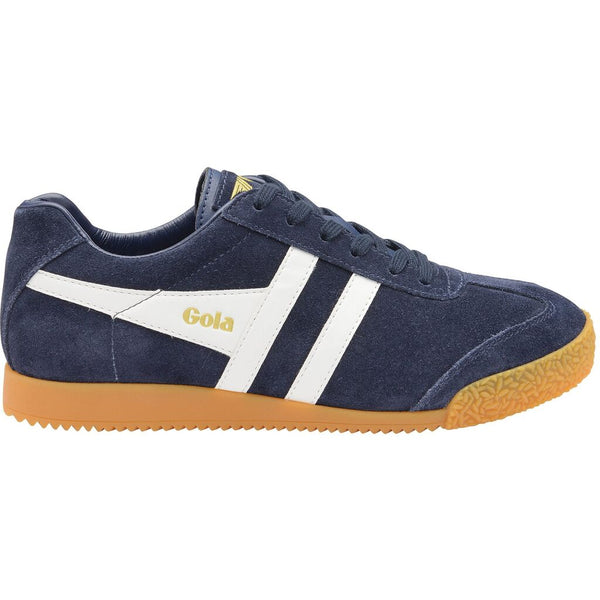 Gola Women's Harrier Suede Trainers Sneakers | Navy/White