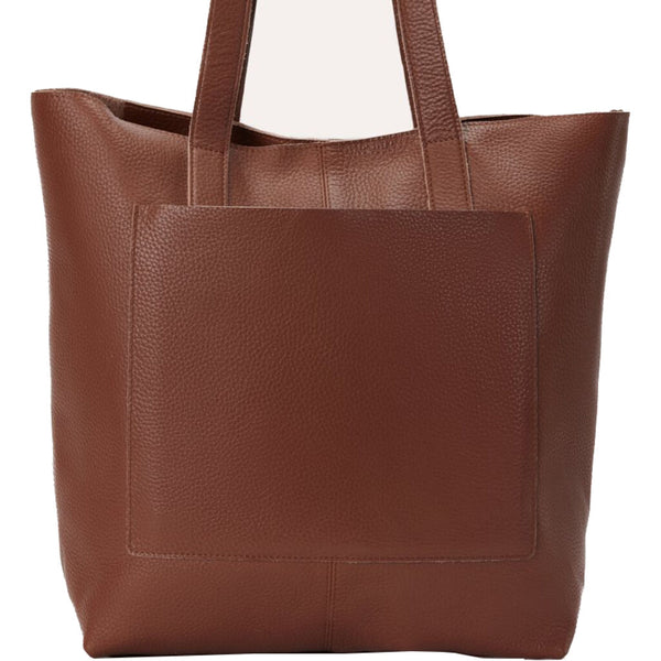 Kiko Leather Journalist Tote Bag