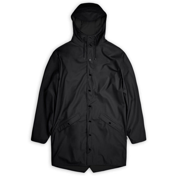 Rains Waterproof Long Jacket W3 | Black