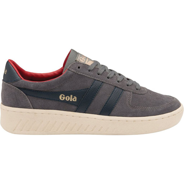 Gola Men's Grandslam Suede Trainers Sneakers | Shadow/Navy/Deep Red