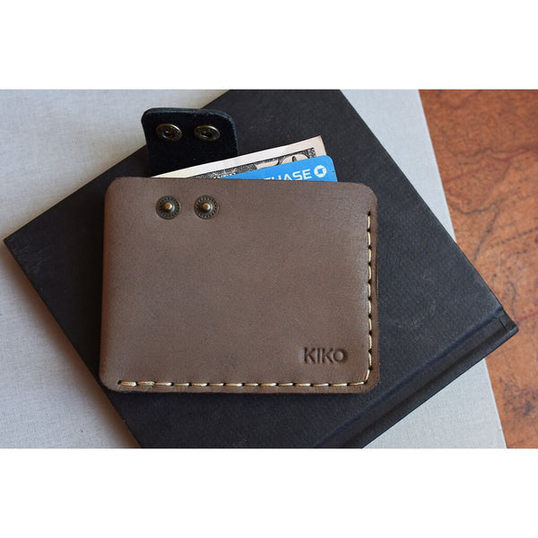 Kiko Leather Card Wallet | Brown