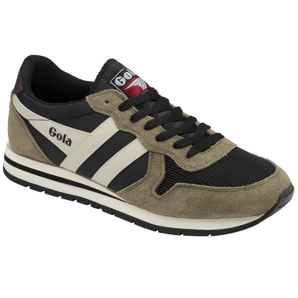 Gola Classics Men's Daytona Sneakers | Black/Khaki/Off White