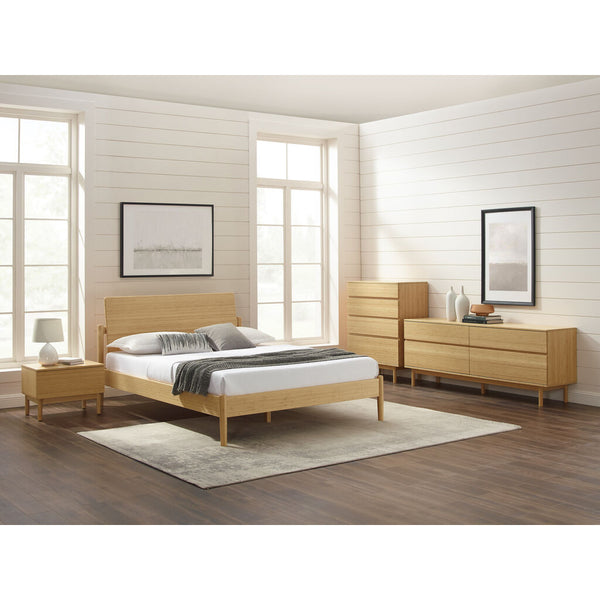 Greenington Monterey Solid Moso Bamboo 4 Drawer Double Dresser | Wheat