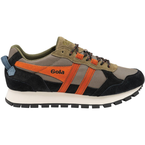 Gola Classics Men's Altitude Sneakers | Khaki/Black/Moody Orange