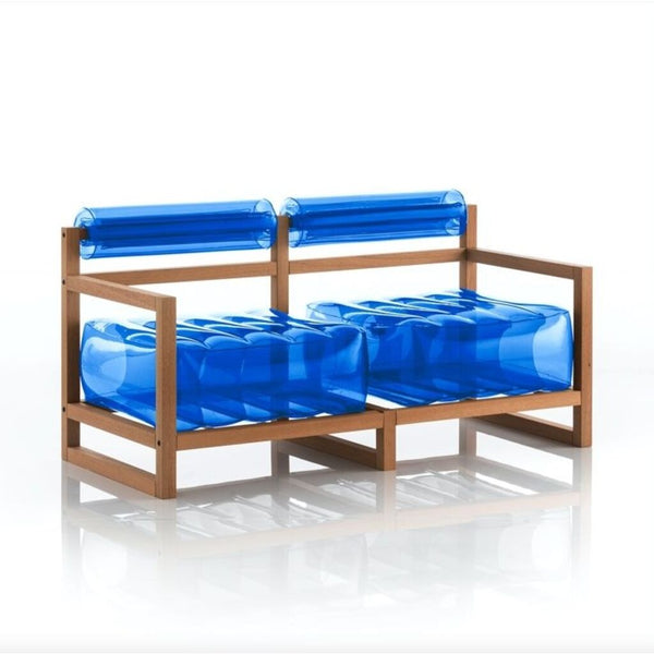 Mojow Eko Yoko Sofa Wood Frame Mattress Crystal