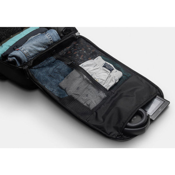 Dun Nylon Canvas Travel Pack | Black