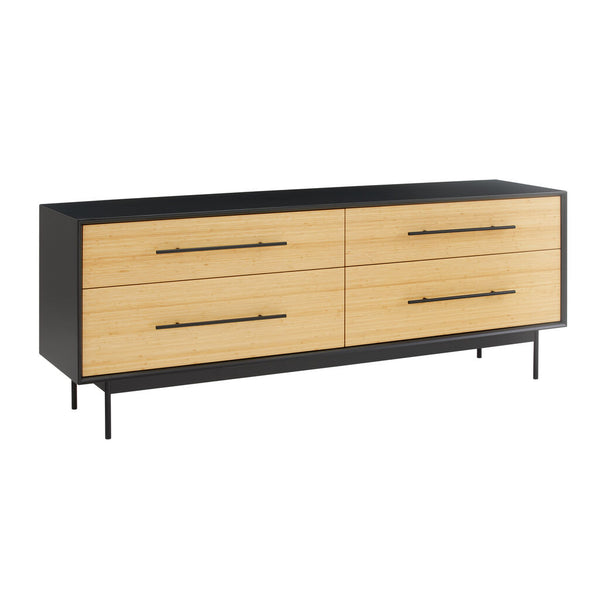 Greenington Santa Cruz 4 Drawer Double Dresser | Wheat