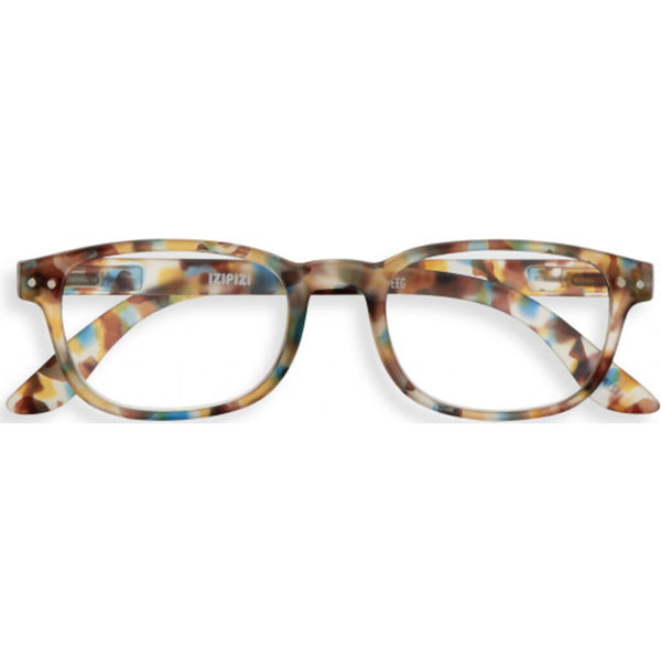 Izipizi Reading Glasses B-Frame | Blue Tortoise