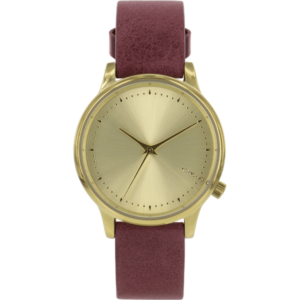 Komono Estelle Classic Watch | Burgundy KOM-W2452