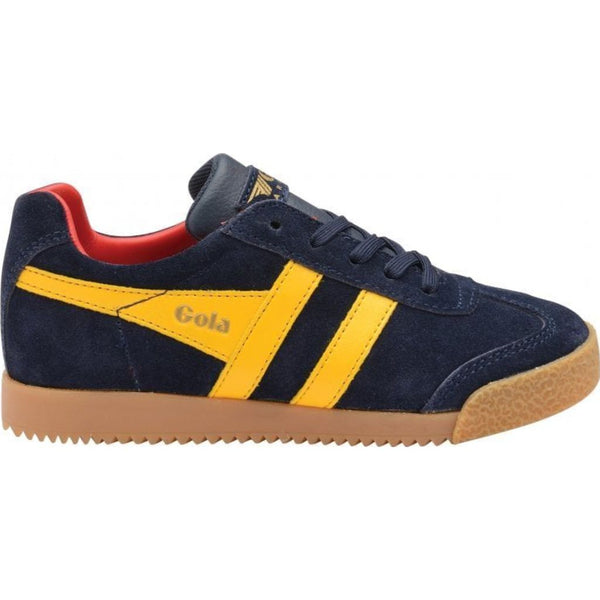 Gola Kids Harrier Sneakers | Ash/Red- CKA875