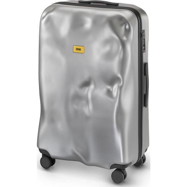 Crash Baggage Icon Trolley Suitcase | Metal Silver --Large Cb163-21