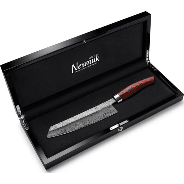 Nesmuk Exklusiv C100 Chef's Knife Micarta Red