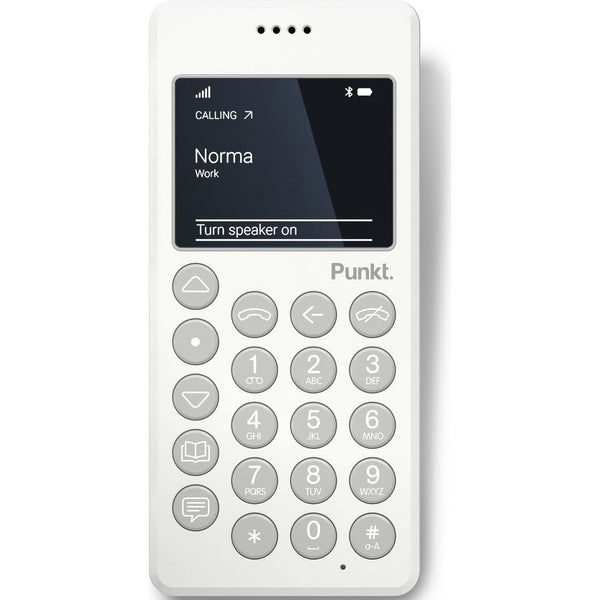 Punkt. MP01 Type A America Mobile Phone | White PU-MP01-WH-US