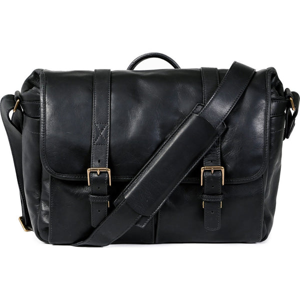 ONA Brixton Camera Messenger Bag | Black Leather ONA 5-013LBL