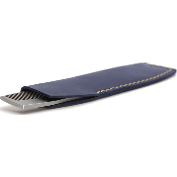 Ezra Arthur No.1827 Pocket Comb with Sleeve | Navy Pc1827Ss23