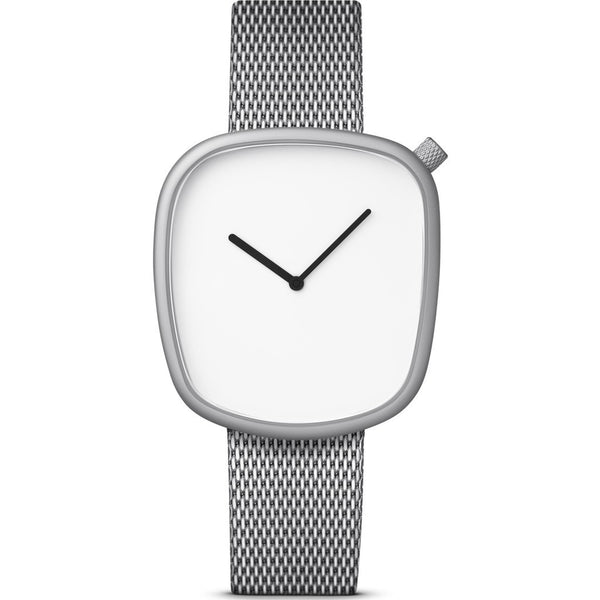 bulbul Pebble 06 Men's Watch | Matt Steel on Milanese Mesh