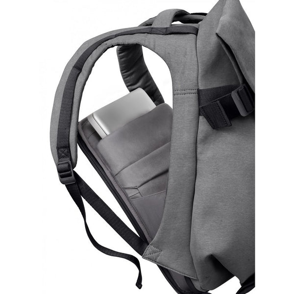 Cote et Ciel Isar Medium Eco Yarn Backpack | Black Melange 27711