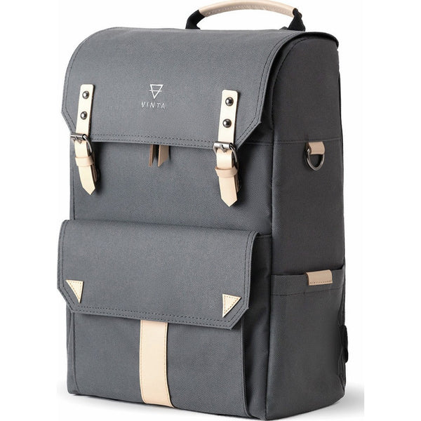 Vinta S-Series Travel Camera Backpack| Charcoal/Natural-SC-N01