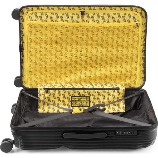 Crash Baggage Stripe Trolley Suitcase | Black --Large Cb153-01