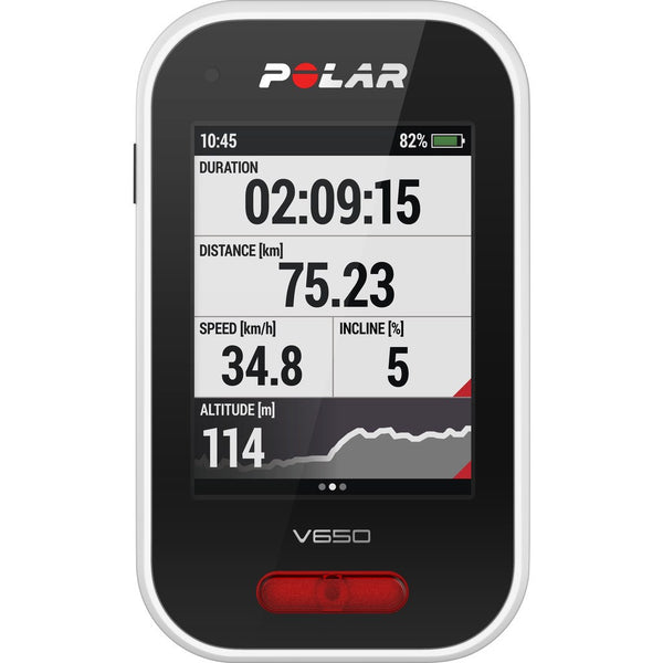 Polar V650 Cycling Computer HR Bundle | Black