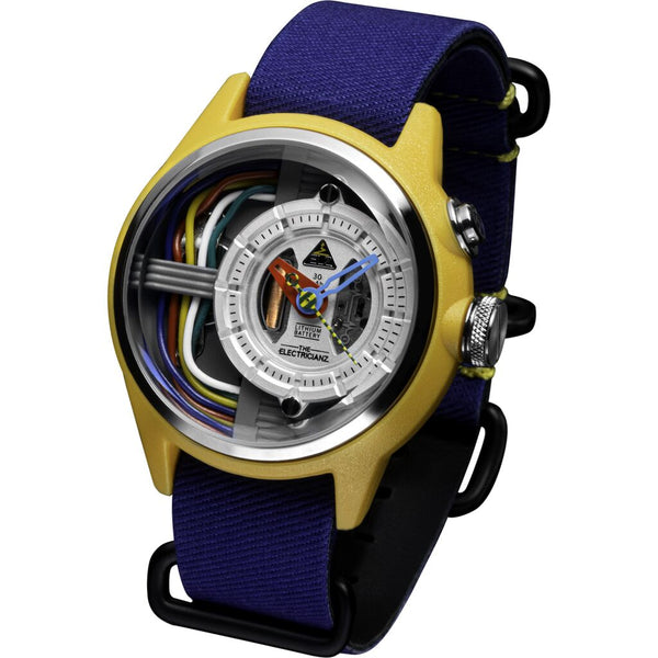 The Electricianz Electric Art Watch | Cable Z Blue Nylon